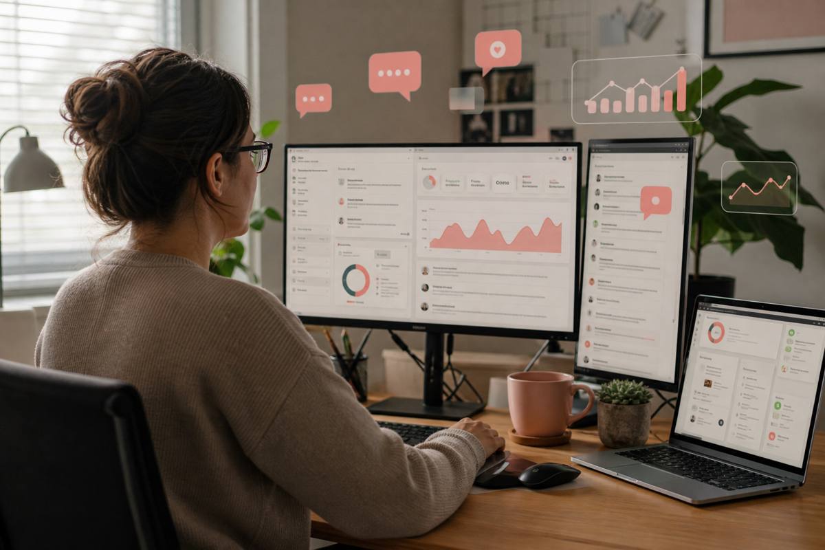 Community Bot dashboard for engagement and moderation insights