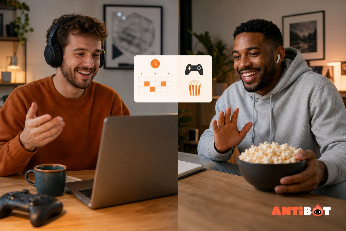 Discord activity bot planning a game or movie night