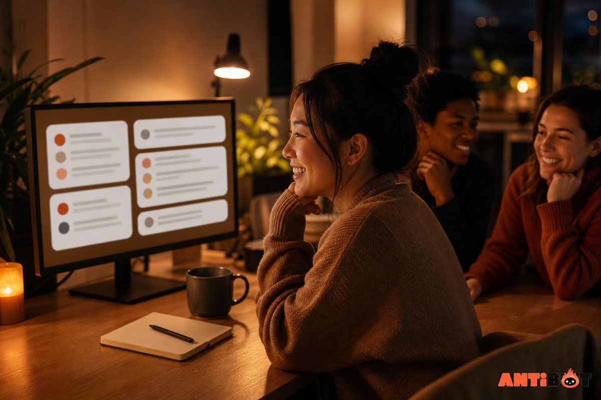 Talking bot helping friends recap group conversations
