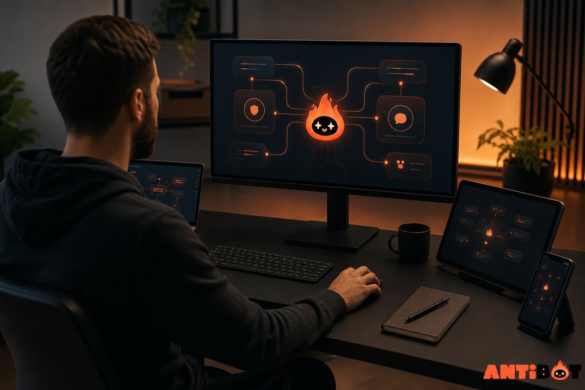 Antibot as the center of a focused bot stack