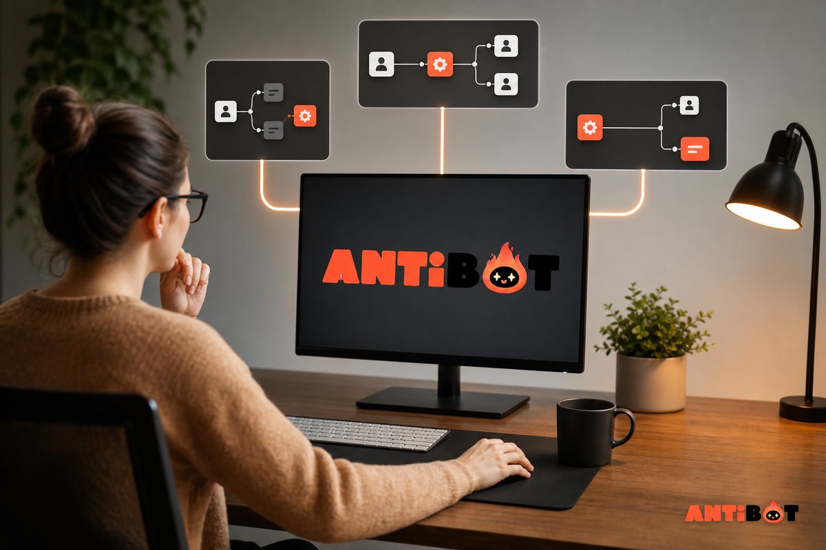 Antibot supporting a simple free Discord bot stack