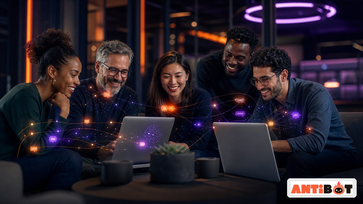 Antibot supporting community conversations and operations