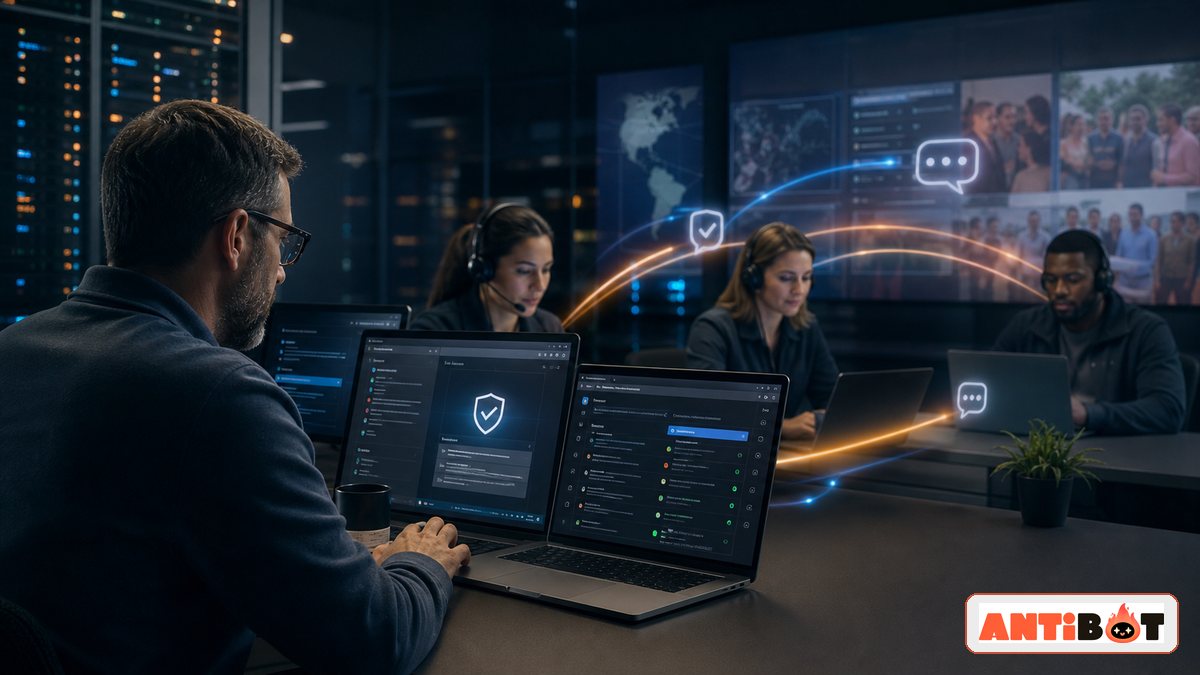 Secure Discord chatbot conversation flow