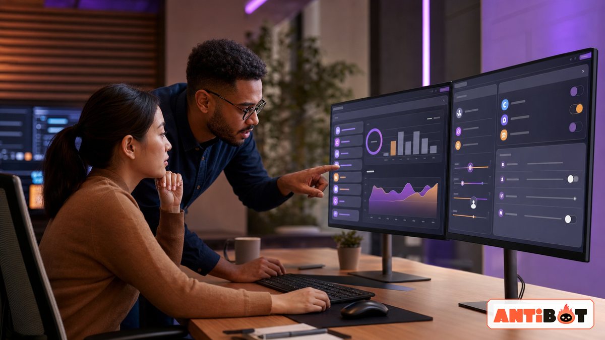 Community manager reviewing Discord AI assistant controls
