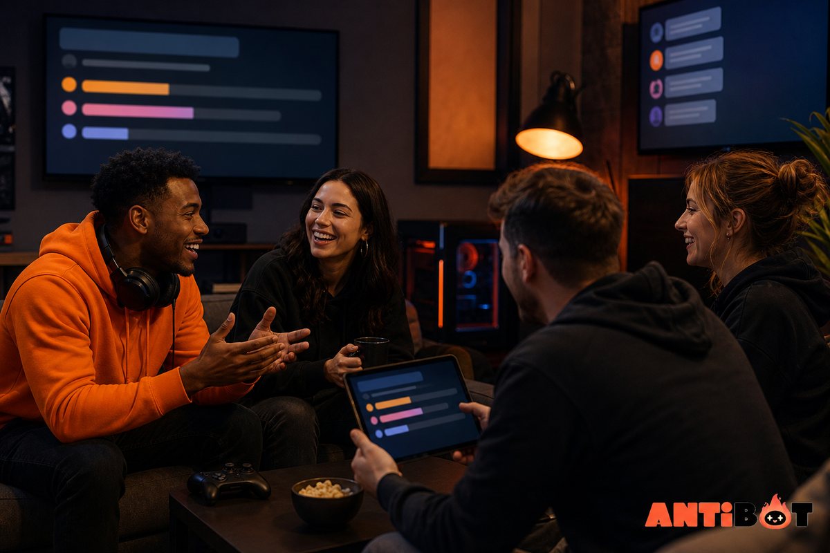 Discord engagement bots supporting post-game conversation