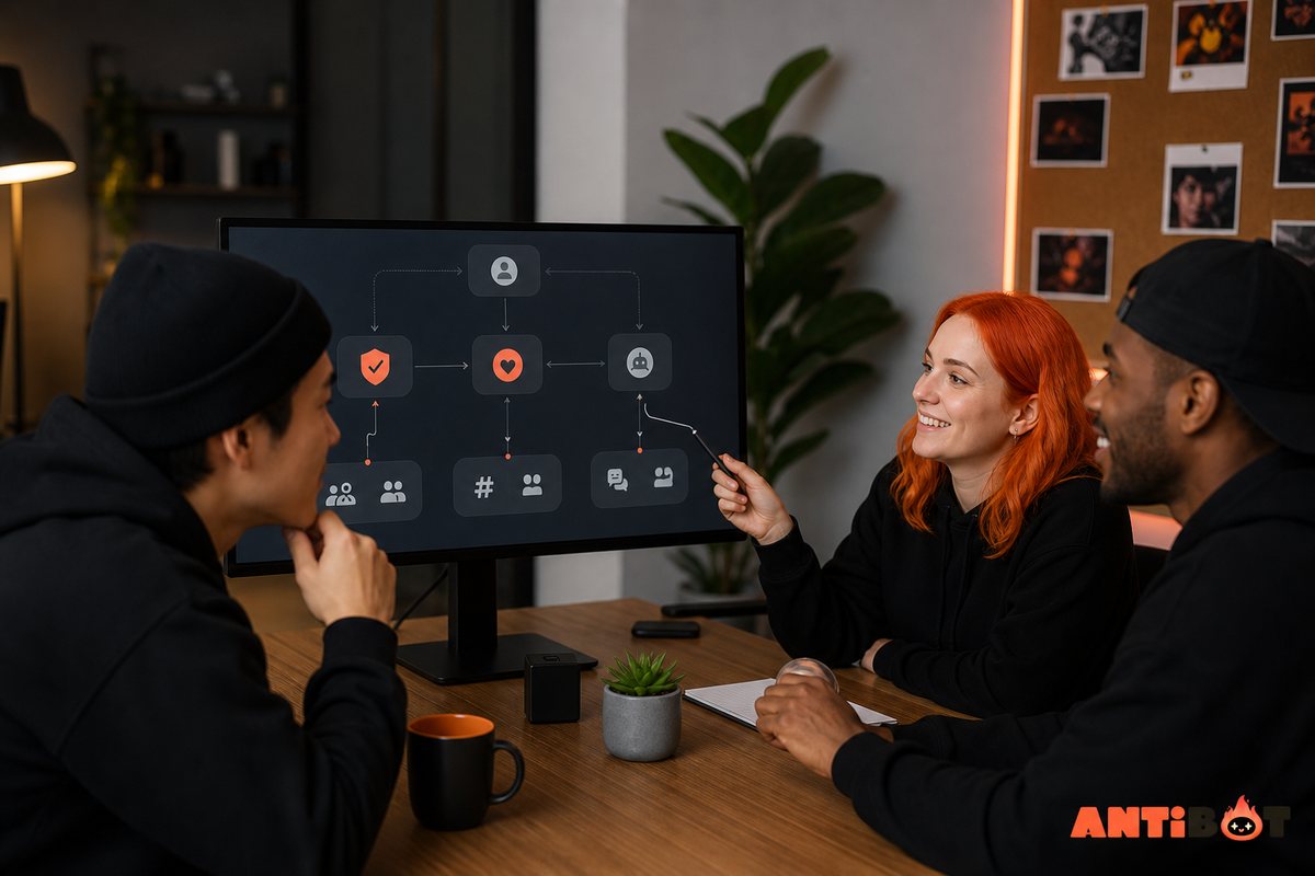 Discord bot onboarding viewers with interest roles